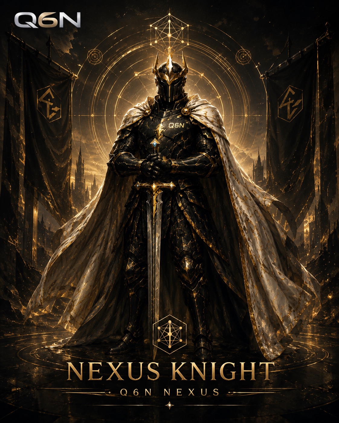 NEXUS KNIGHT, original Q6N character artwork for Q6N NEXUS 27